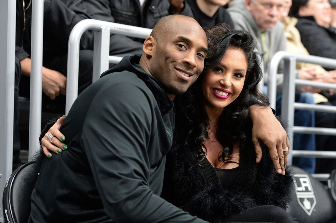 Kobe Bryant junto a su esposa Vanessa