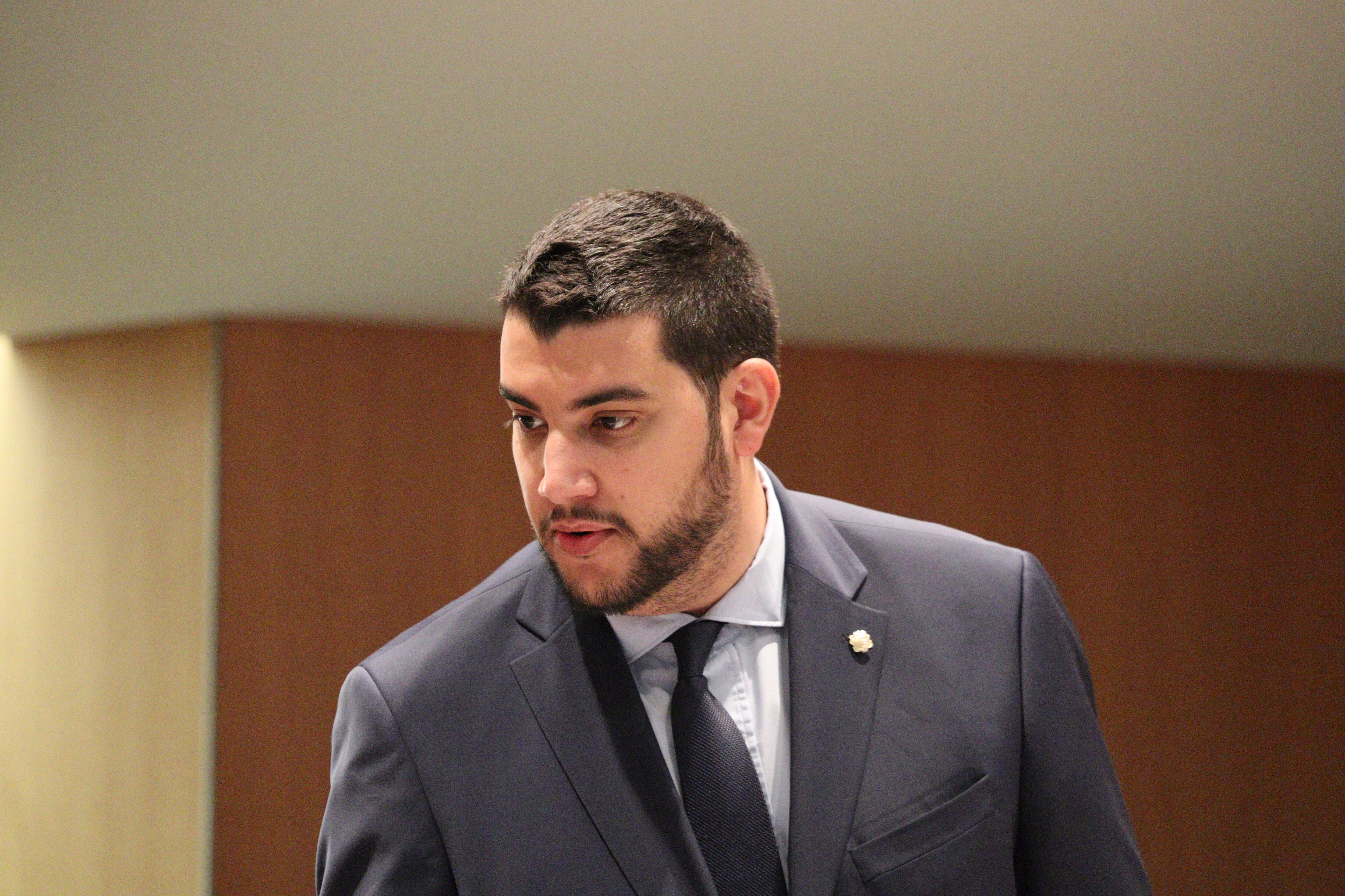 El conseller general del PS, Pere Baró, reitera els dubtes que els genera el projecte de l'Heliport Nacional