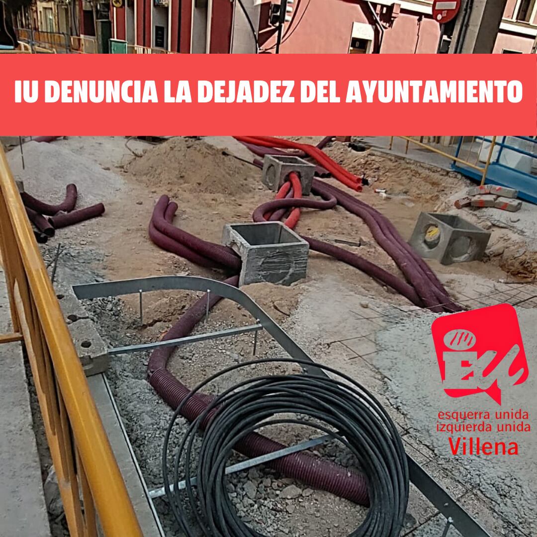 Imagen de obras detenidas