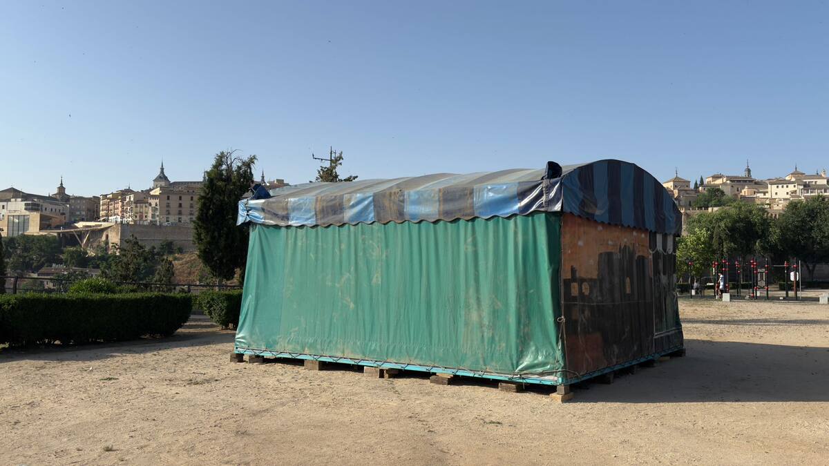 Los 'Caballitos de la Vega' ya están en su nueva ubicación en Toledo