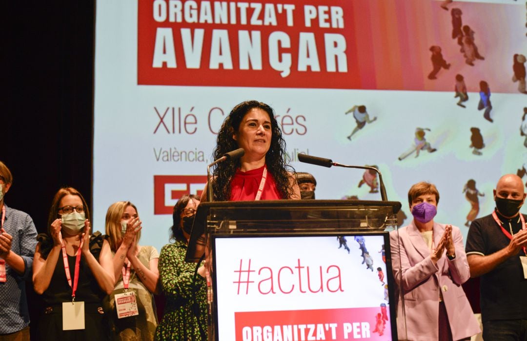 Ana García Alcolea, secretaria general de CCOO-PV en una imagen de archivo