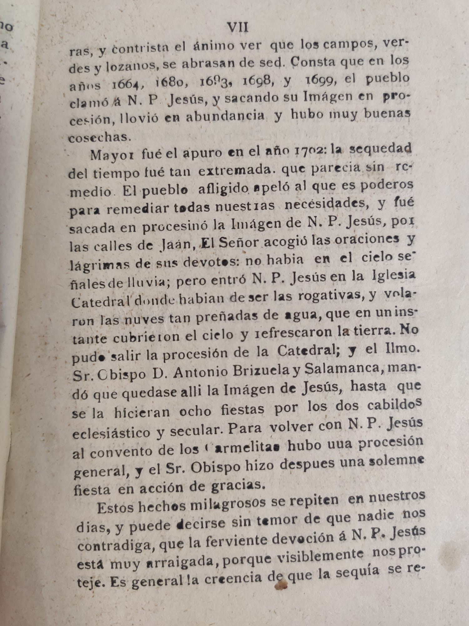 Imagen del cuadernillo editado para la Novena de Nuestro Padre Jesús Nazareno.