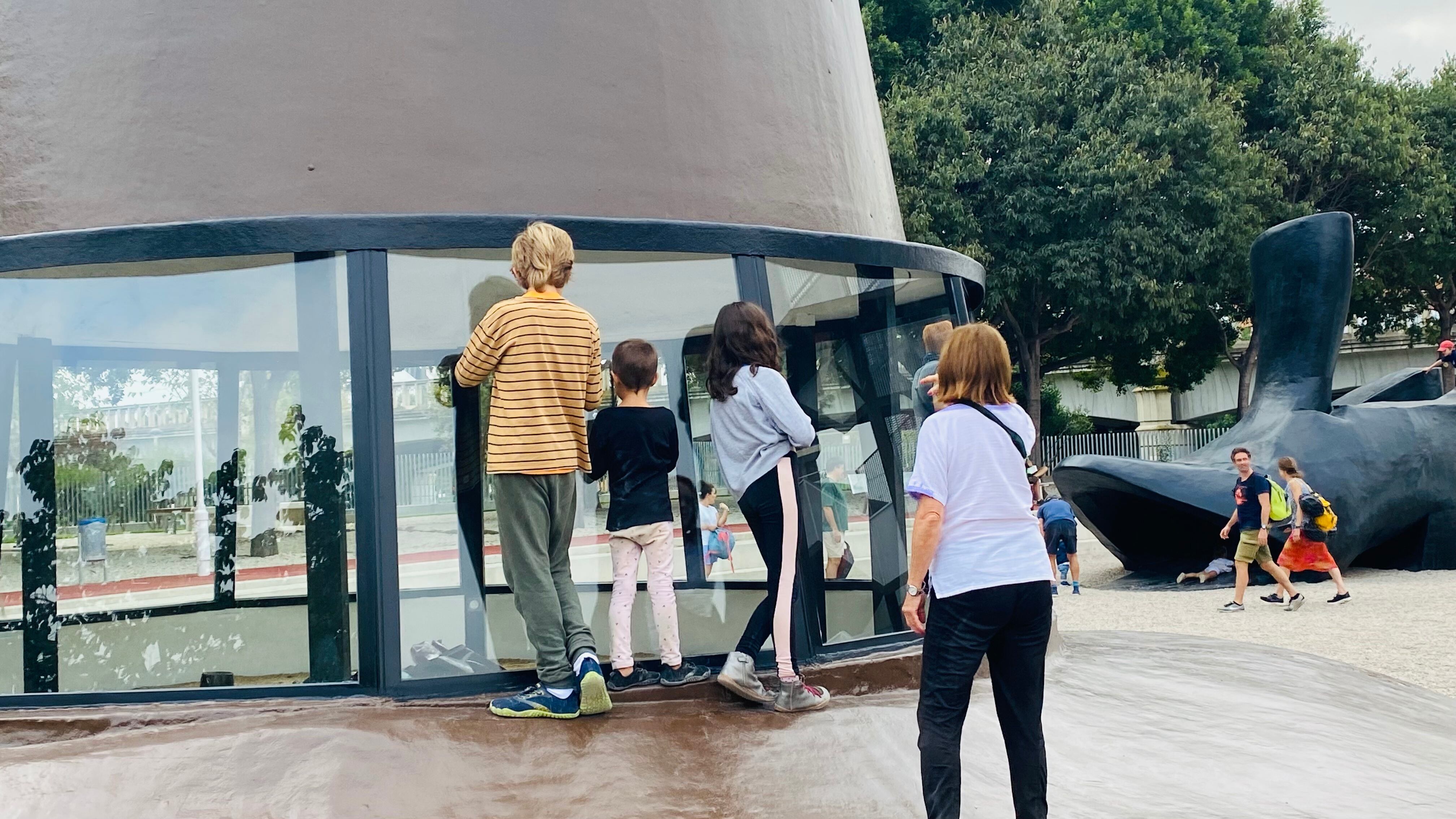 Imagen del parque Gulliver de València en su primer día tras la reapertura.