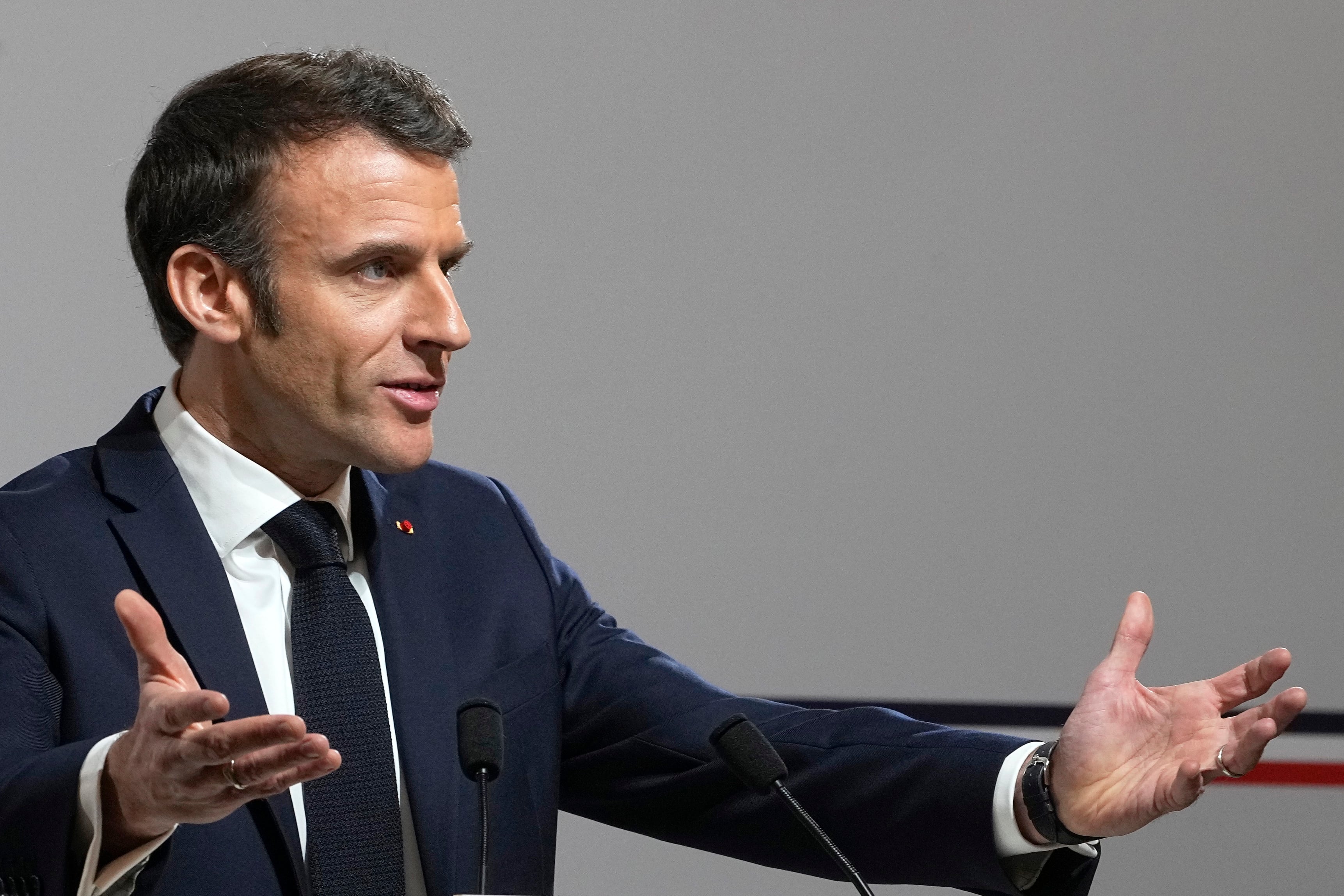 El presidente francés, Emmanuel Macron.