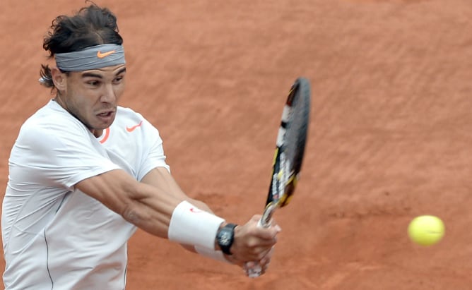 El tenista número cuatro del mundo Rafa Nadal disputó la final de Roland Garros ante David Ferrer