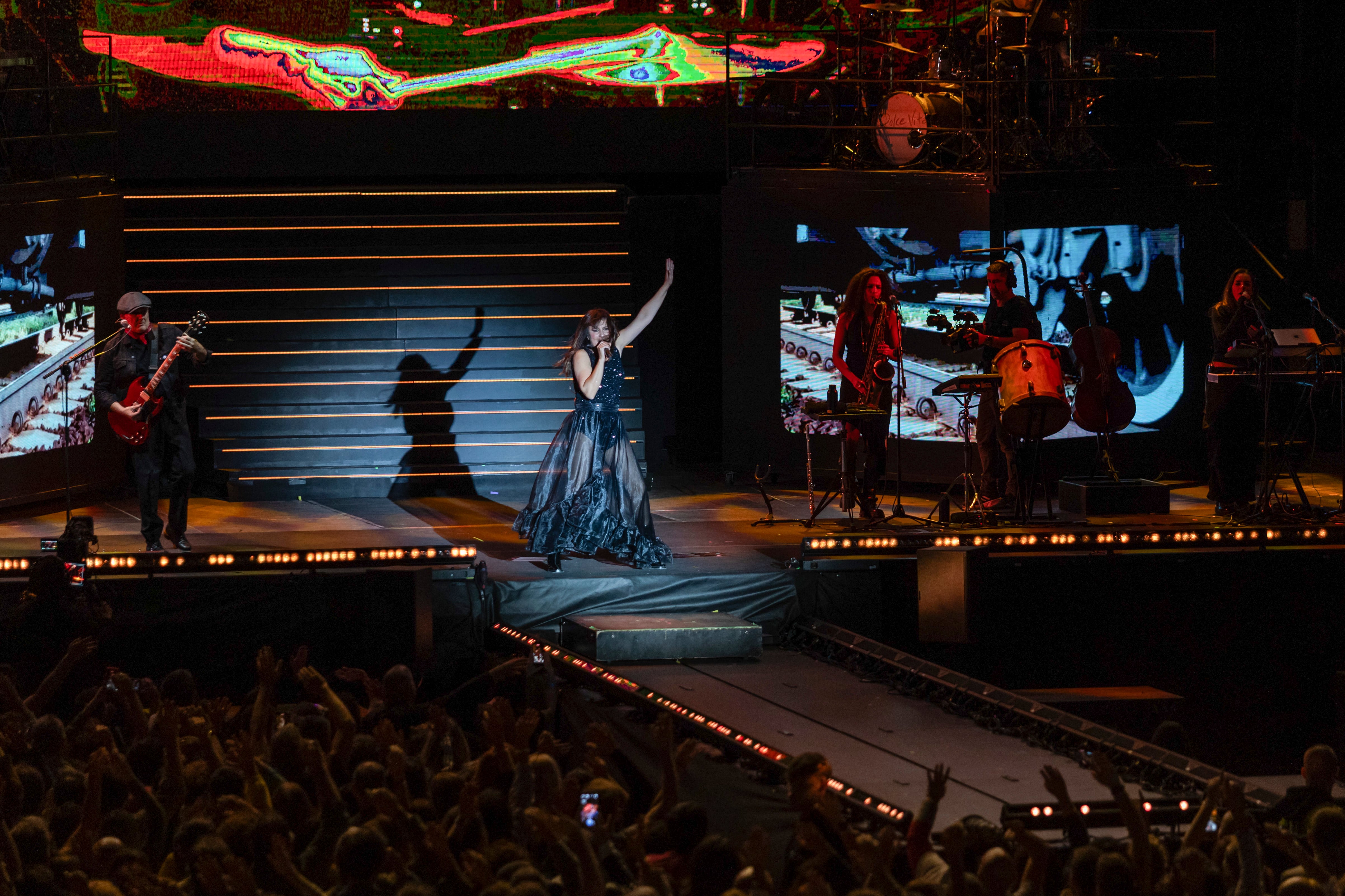 TOLEDO, 11/10/2025.- Concierto del grupo Amaral hoy sábado en Toledo. EFE/Ángeles Visdómine