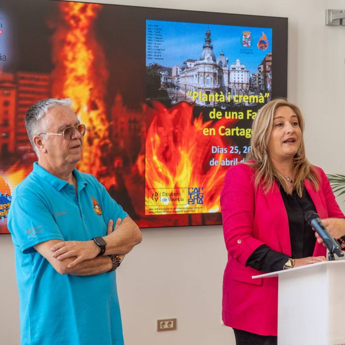 Cartagena celebrará las fallas este fin de semana con una 'mascletà' más grande que la de Valencia