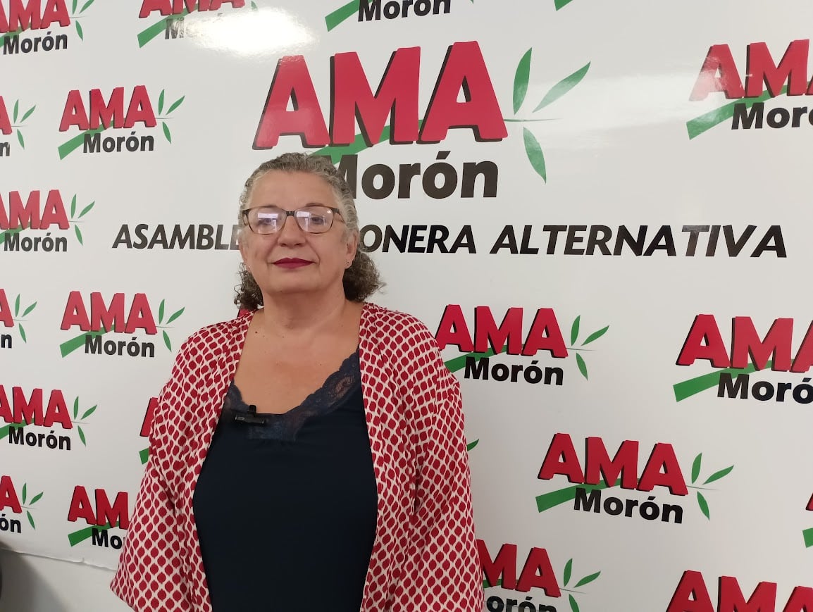 Carmen Cabeza, portavoz de AMA Morón / Radio Morón