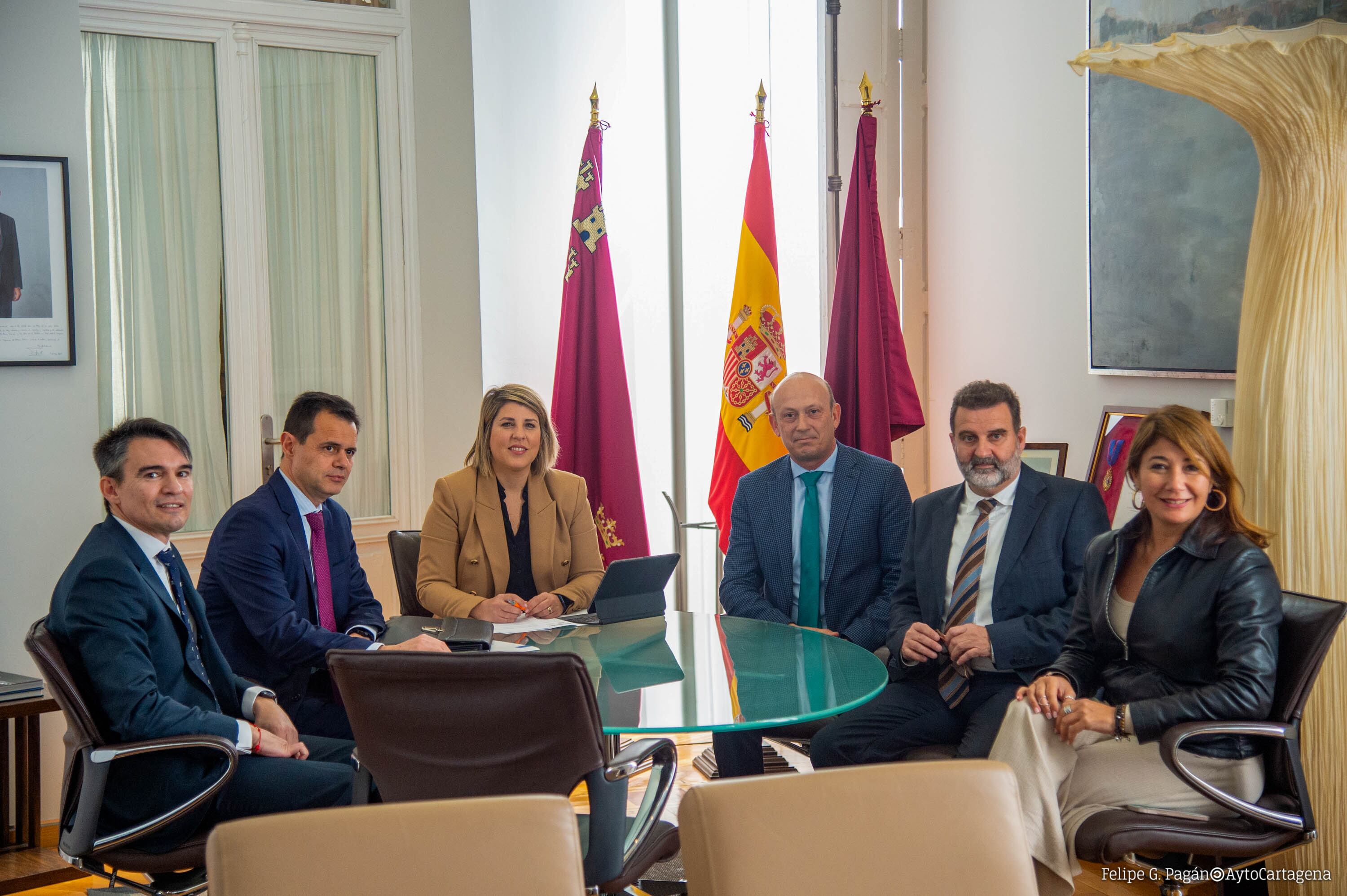 Reunión entre el Ayuntamiento y Asociación de empresas del Valle de Escombreras