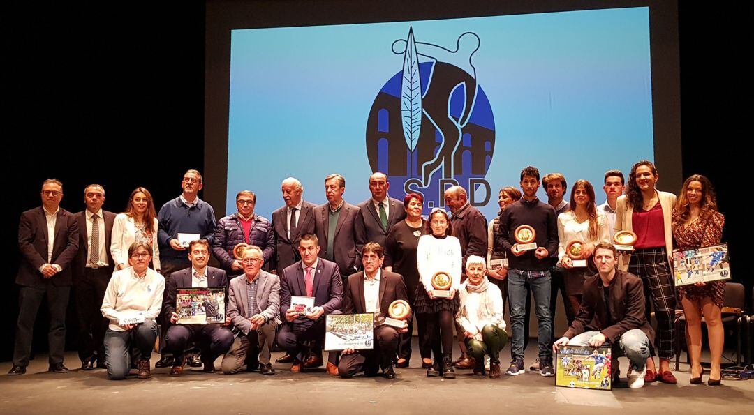 Foto de familia de la Gala del Deporte 2019