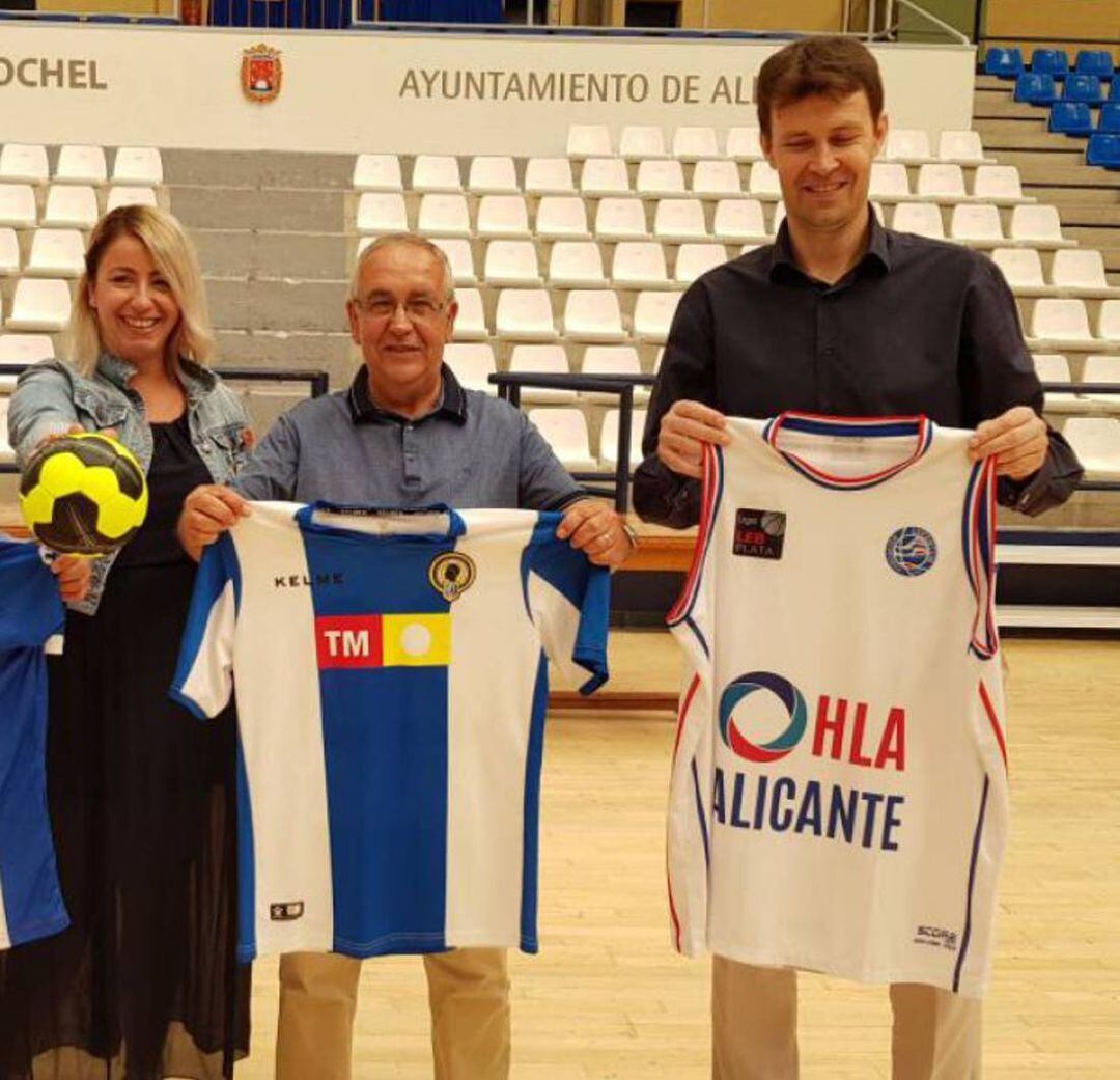 Presidentes del Hércules y Fundación Lucentum