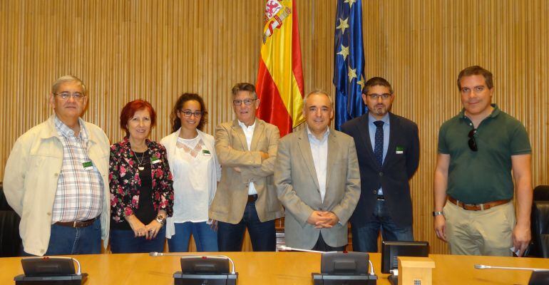 El Diputado del PSOE en el Congreso, Rafael Simancas se ha reunido con los socialistas de Alcobendas, liderados por Rafael Sánchez Acera