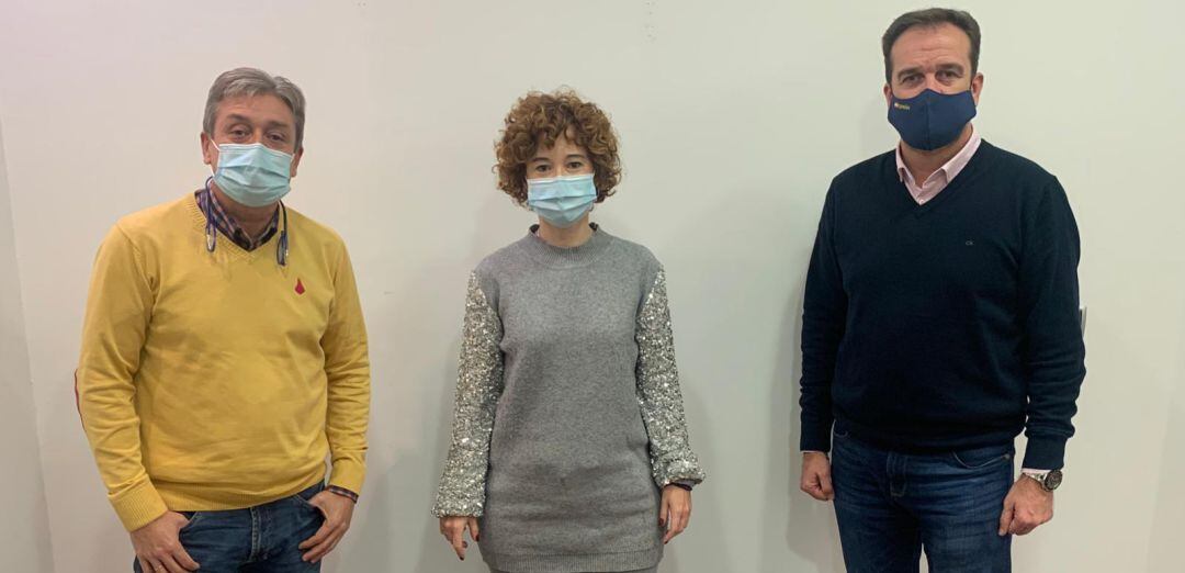 Pablo Escobar, María Ángeles Martínez Paños y Antonio Martínez Iniesta