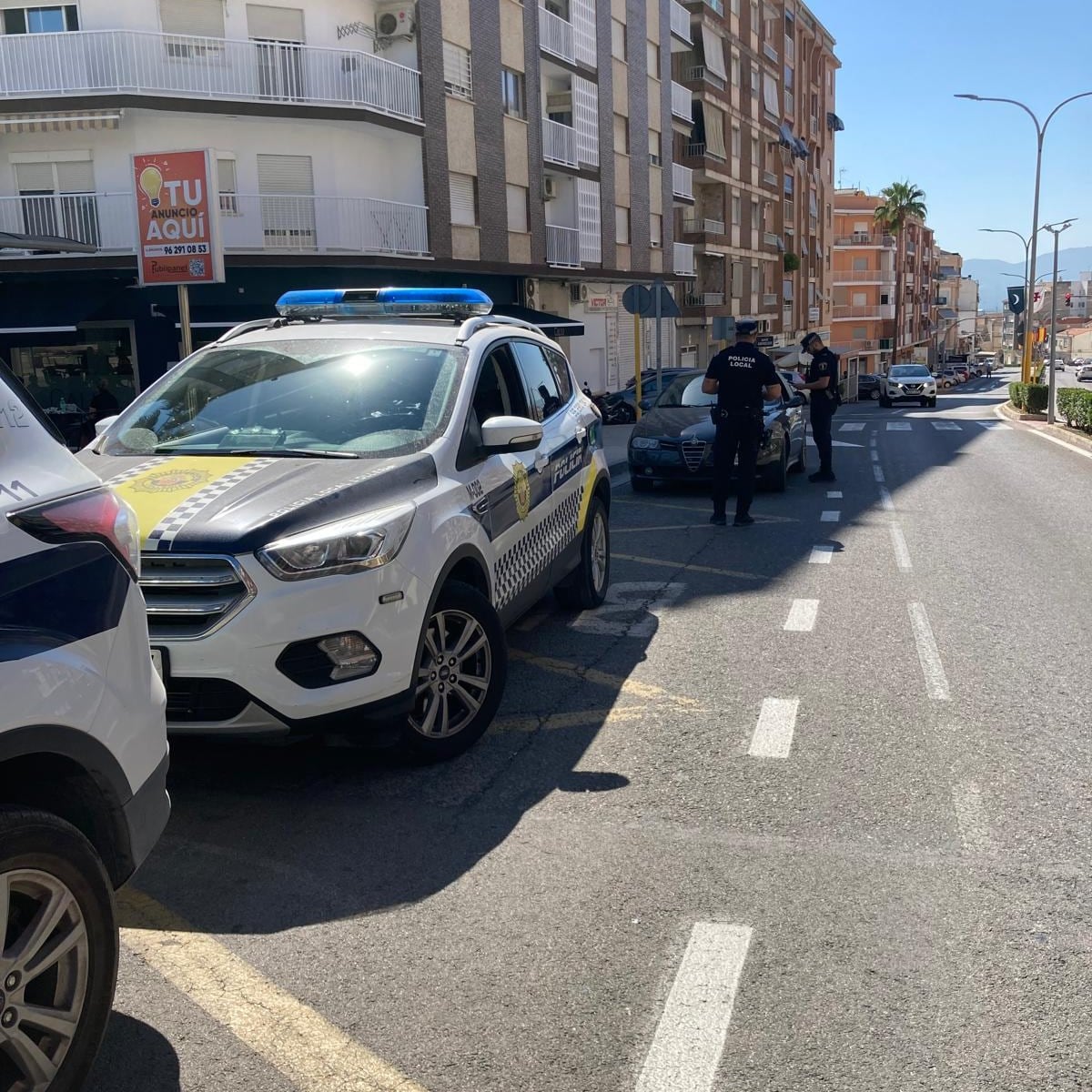 Dispositivo policial en l&#039;Olleria