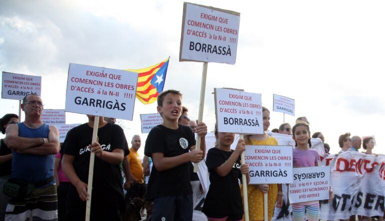 La manifestació va ser festiva.