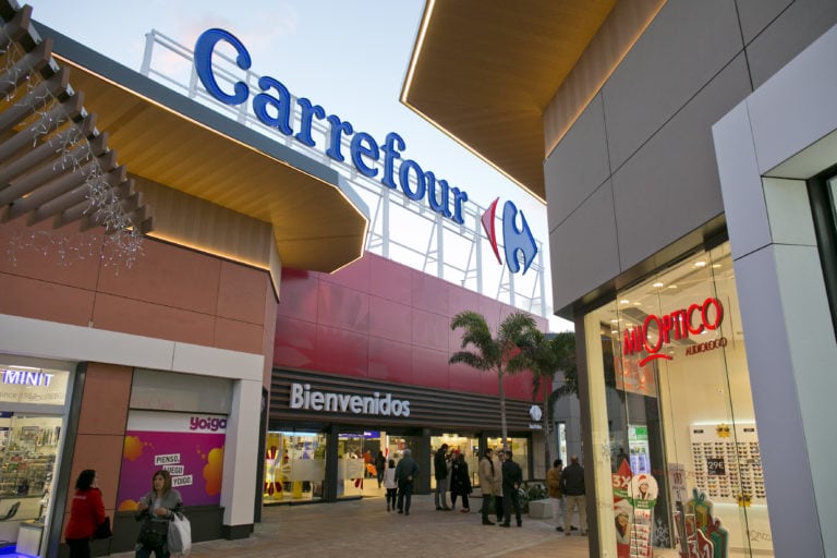 El centro comercial Los Patios en Málaga capital