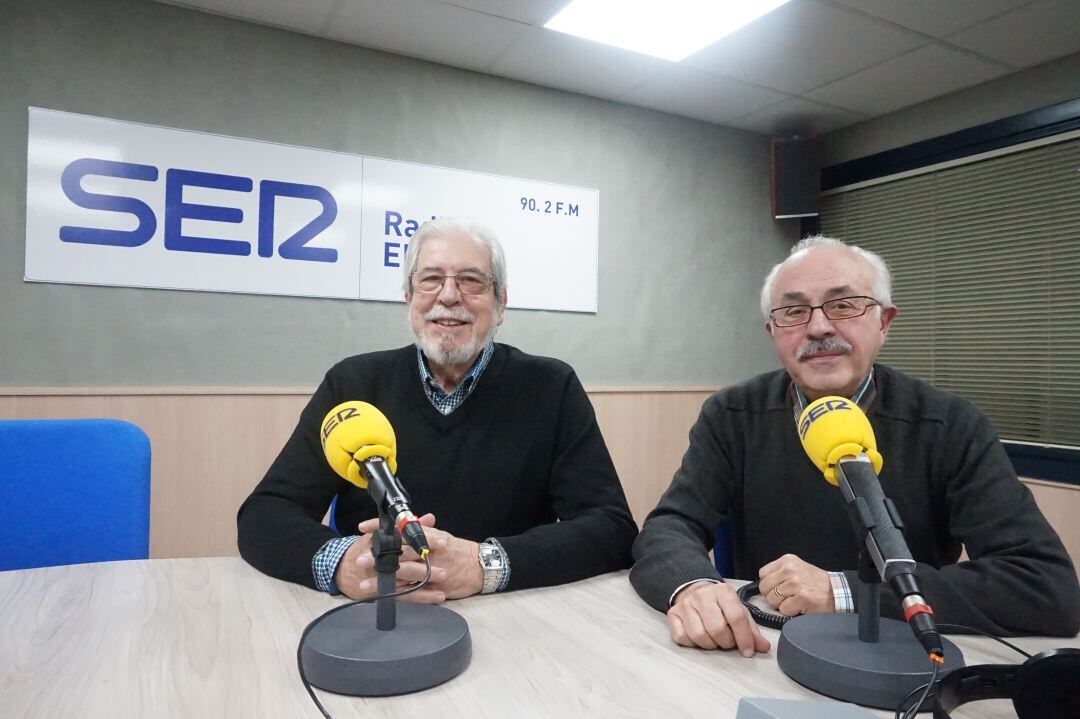 Miguel Barcala junto a Juan Sanchiz