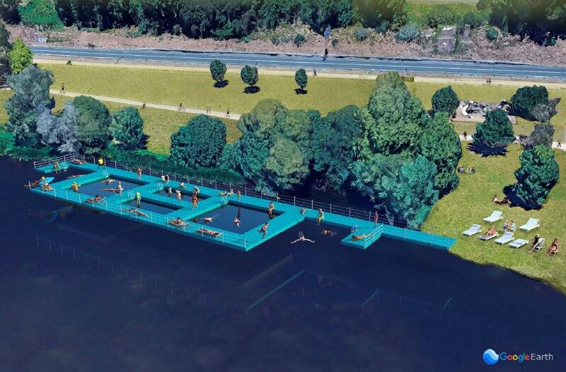 Diseño del proyecto para la playa fluvial de Lugo