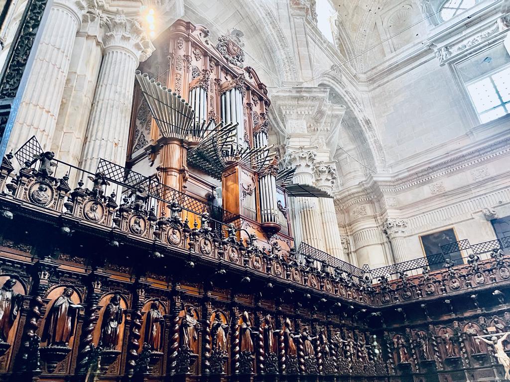 Imagen de uno de los órganos de la Catedral de Cádiz