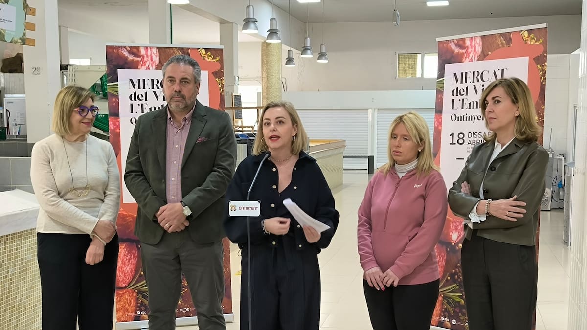 Ontinyent impulsa su Mercado Municipal con el gran evento del vino y el embutido el sábado 18 de abril