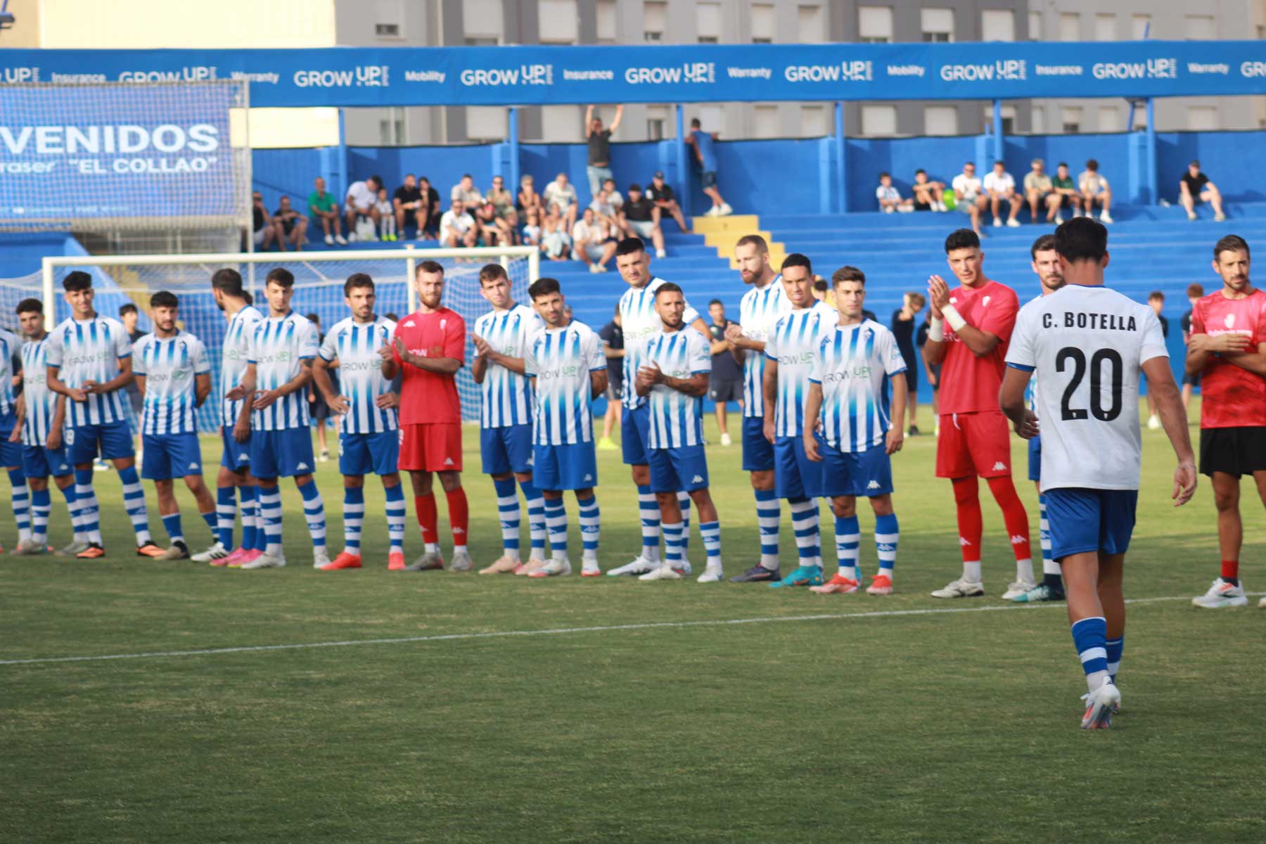 Pablo Carbonell quiso hacer un homenaje personal a su excompañero Cristian Botella, recientemente fallecido