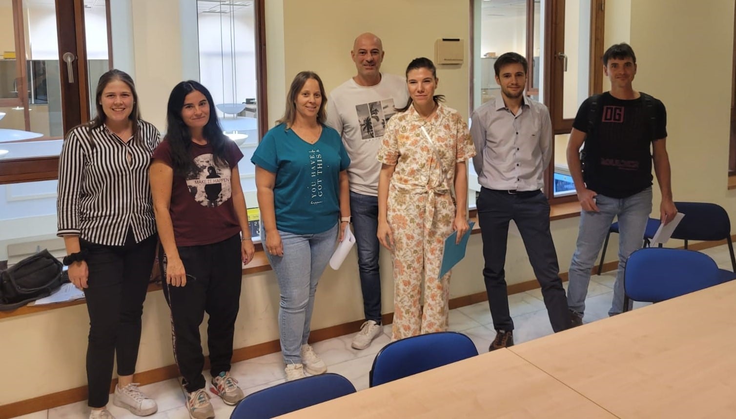 Nuevos trabajadores de Correos en Huesca