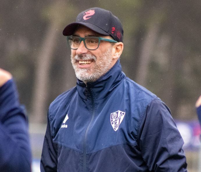 Jon Pérez Bolo, entrenador de la SD Huesca
