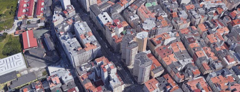 Zona de la agresión