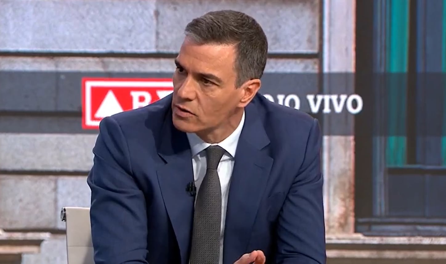 El presidente del Gobierno, Pedro Sánchez, en una entrevista en La Sexta.