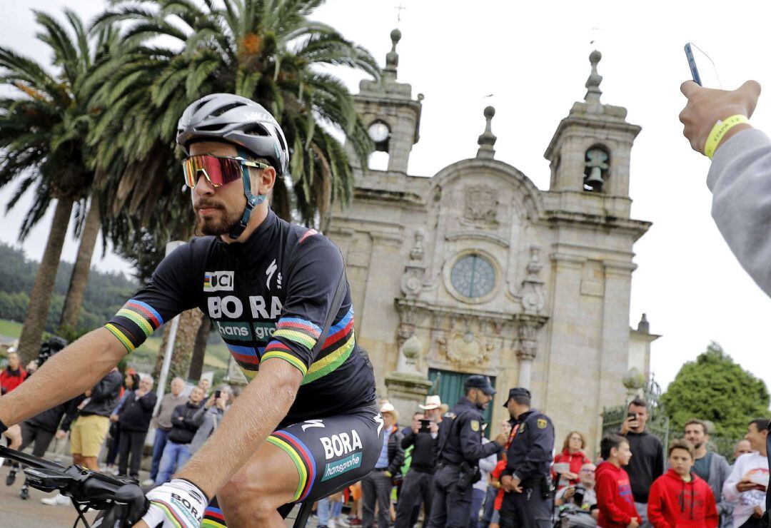 Peter Sagan, antes de una etapa