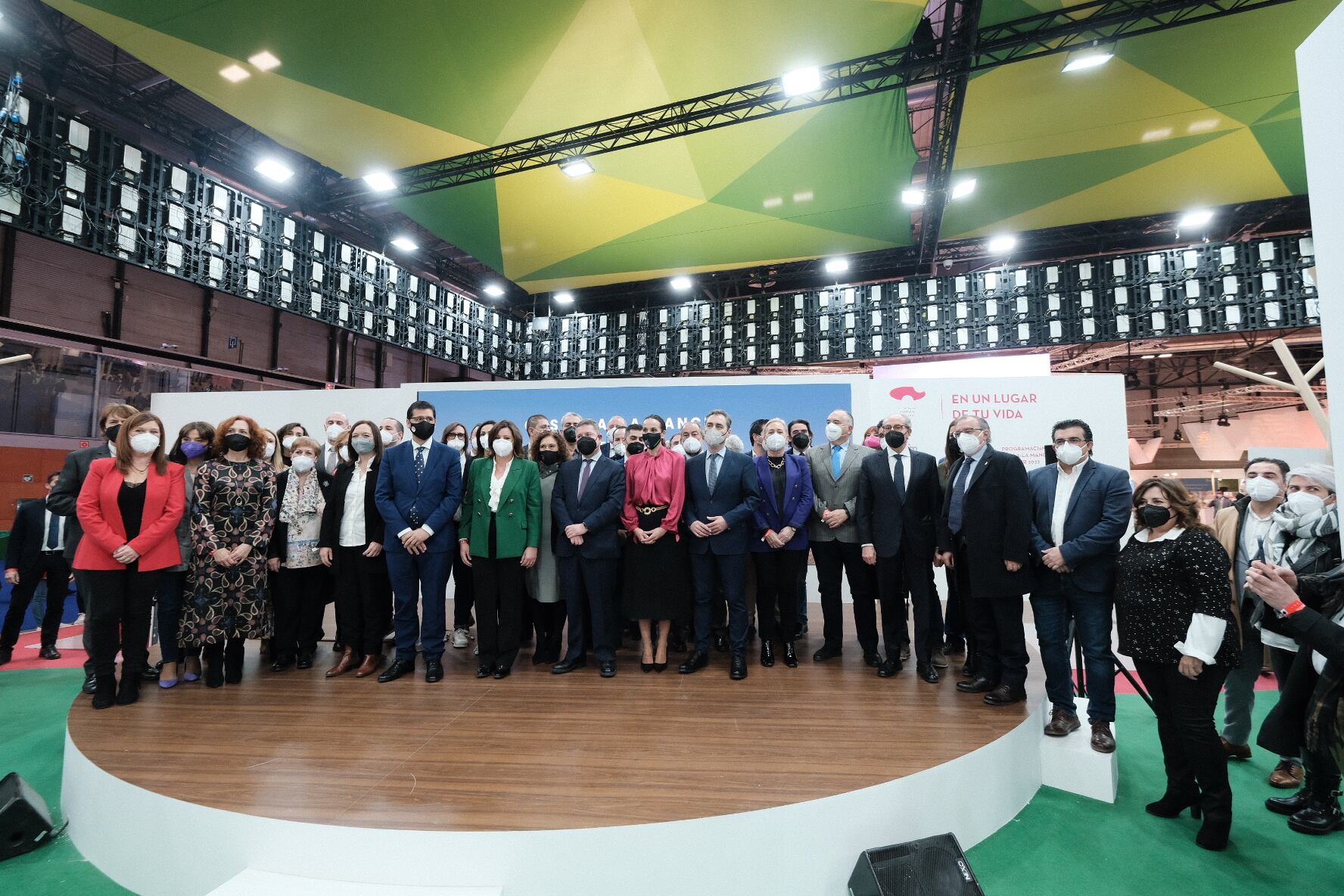 Inauguración del espacio de Castilla La Mancha