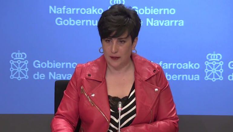 María Solana, consejera portavoz del Gobierno de Navarra