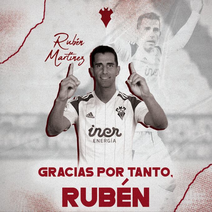 Rubén Martínez abandona el Albacete