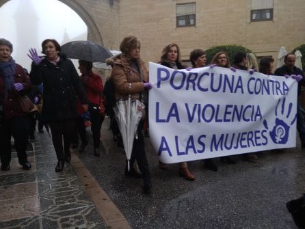 Marcha contra la violencia hacia las mujeres