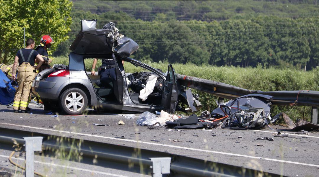 Imatge d&#039;arxiu d&#039;un accident de trànsit que es va cobrar una víctima mortal