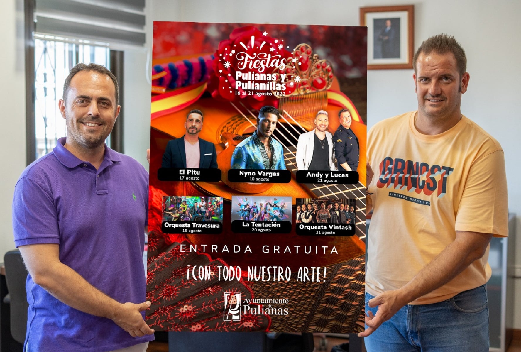 Presentación del cartel de las Fiestas de Pulianas