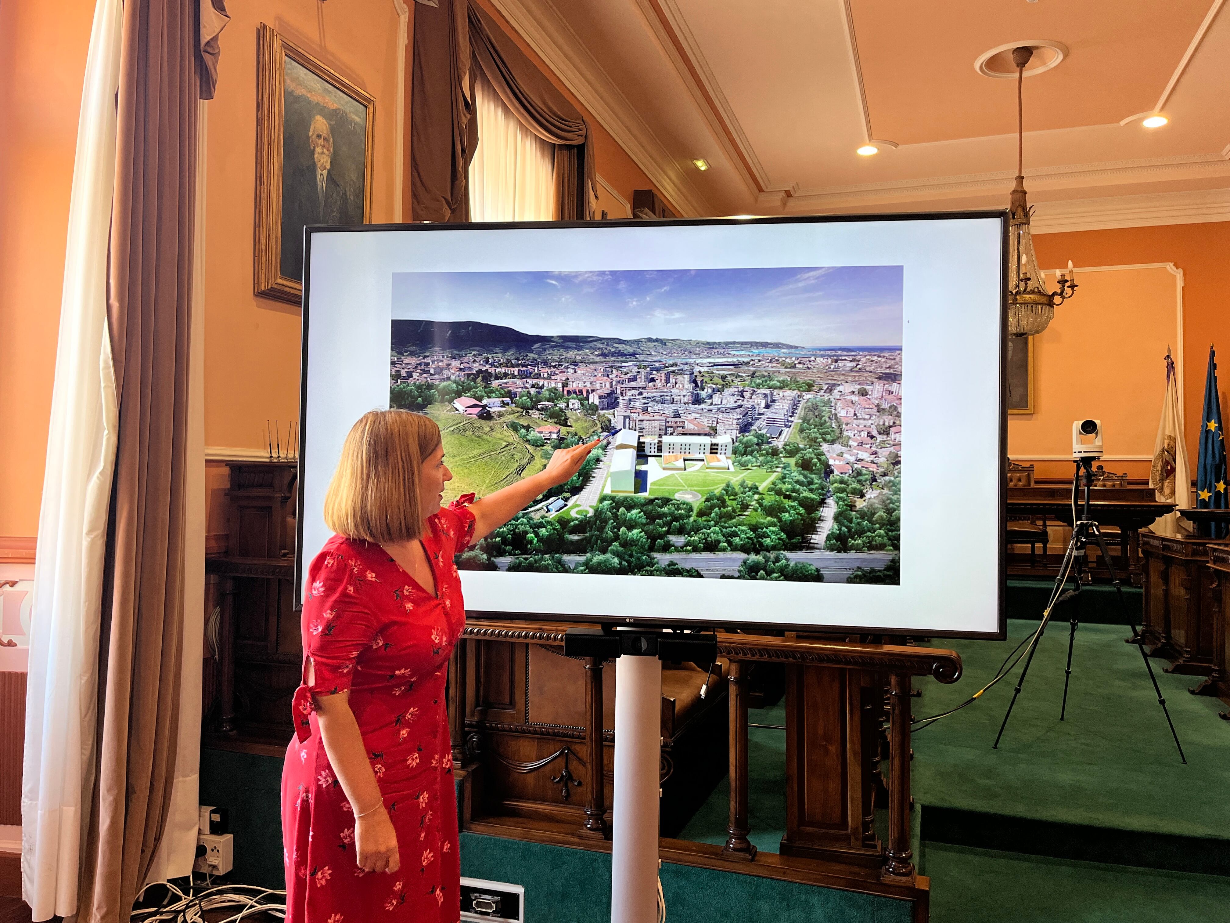 La alcaldesa de Irun Cristina Laborda.