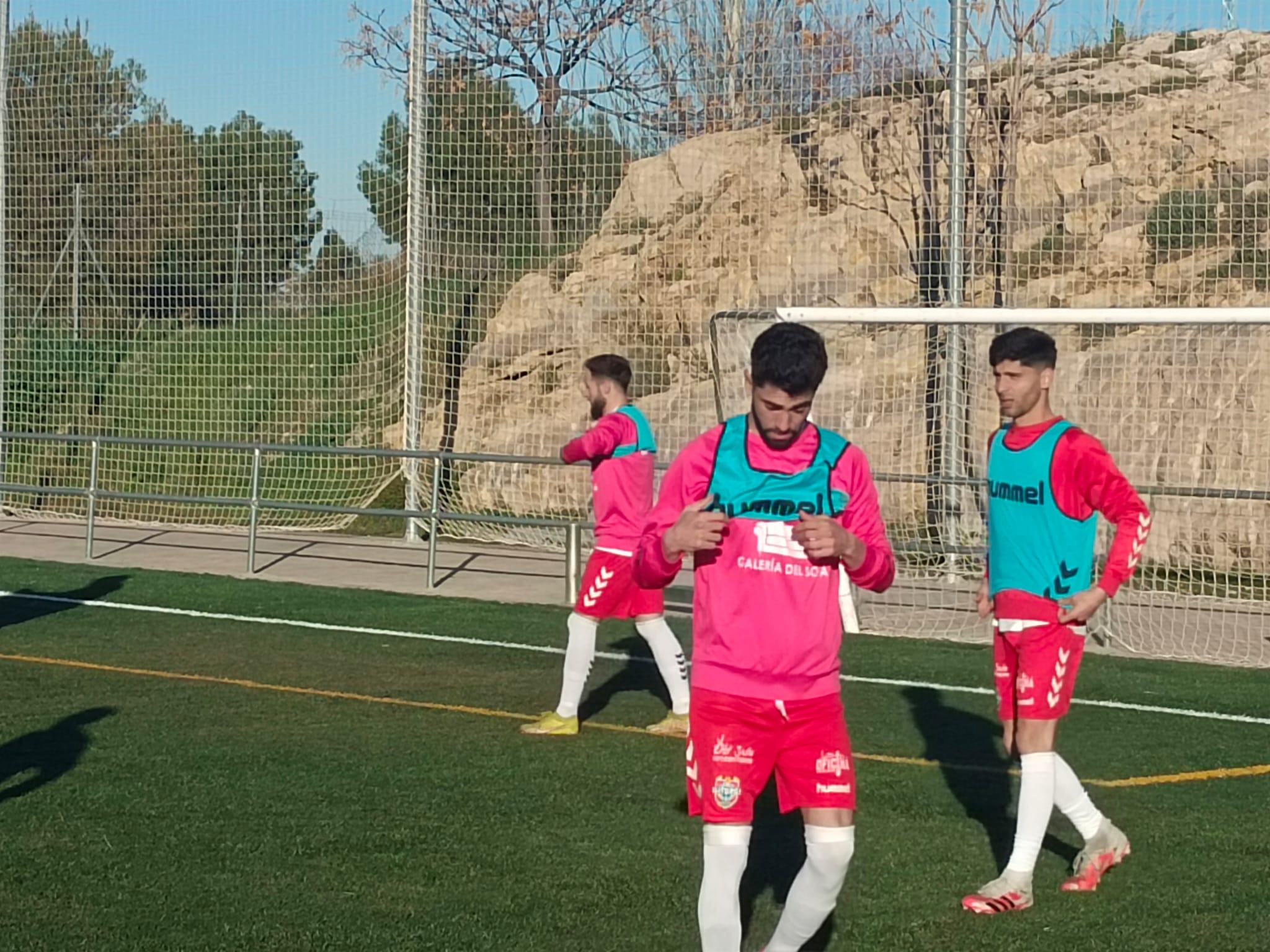 Momentos previos al partido del Iliturgi CF ante el Inter de Jaén.