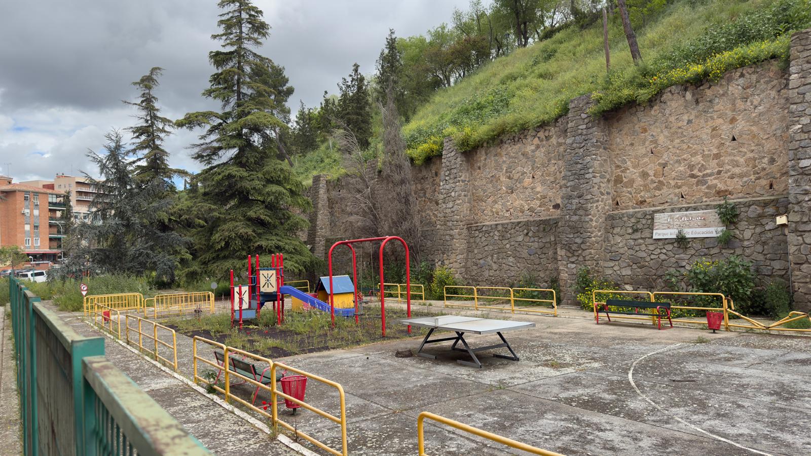 Imagen de archivo del estado del antiguo parque de tráfico de Toledo