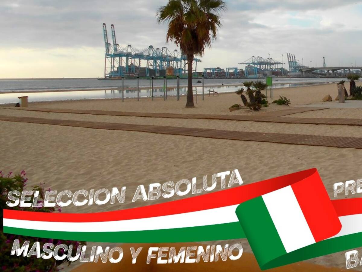 Las selecciones de BM Playa de Italia, concentradas en Algeciras