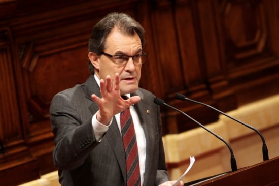 El president de la Generalitat, Artur Mas