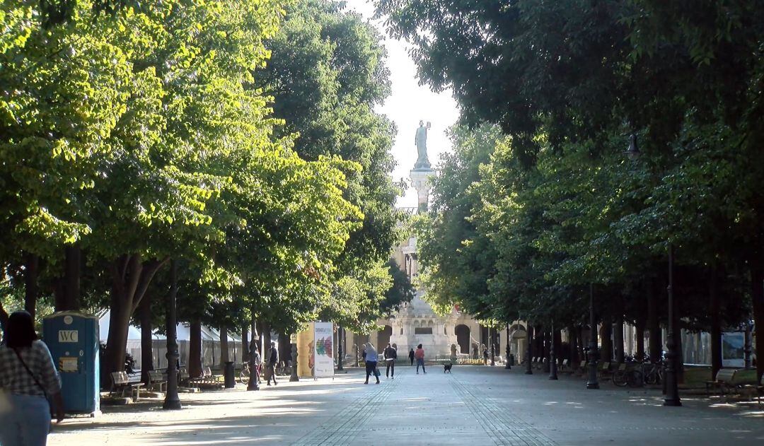 Paseo de Sarasate, Pamplona.