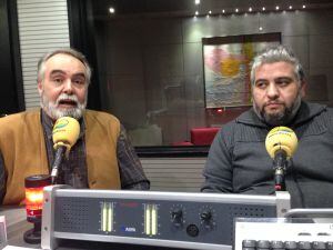 Javier Emperador y Carlos Santos durante su entrevista en Radio León