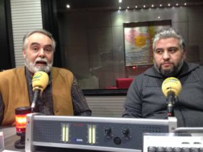 Javier Emperador y Carlos Santos durante su entrevista en Radio León