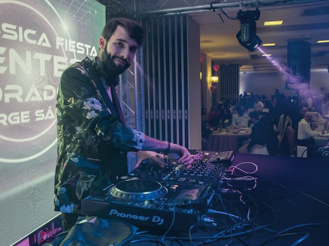 Jorge Sánchez en plena sesión