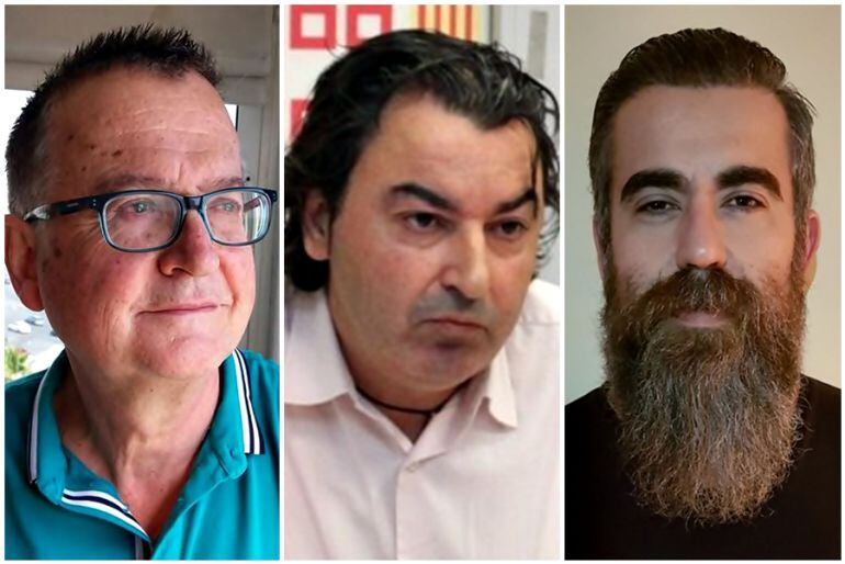 Pacual Pérez, Carlos Torres y Alex Martínez, candidatos a secretario general de Podemos Alicante