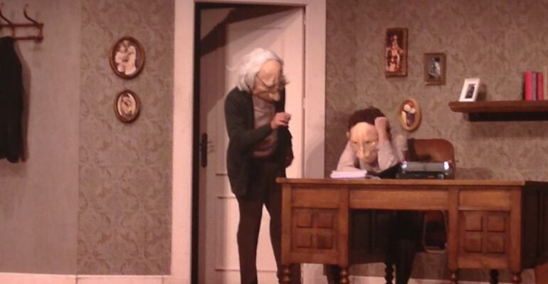 Un dels moments d'André y Dorine, aquest dijous al Bartrina. 