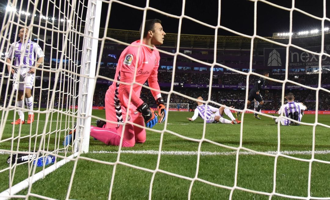 Jordi Masip, en el partido de Zorrilla ante el Real Madrid.