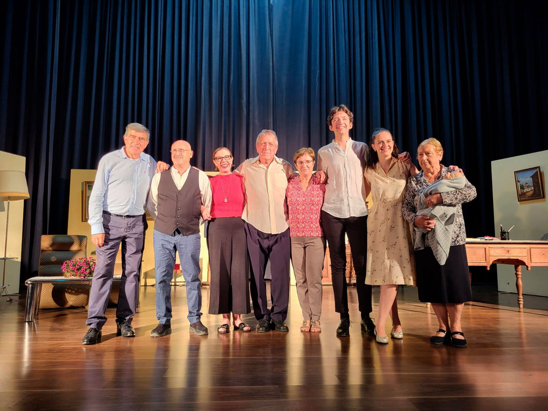 Imatge d&#039;una de les representacions del Grup de Teatre Informal El Galliner de Planes