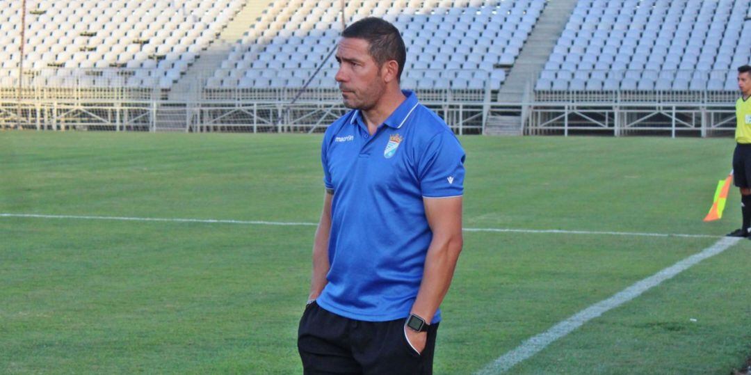 Juan Carlos Gómez durante el partido del jueves en La Juventud 